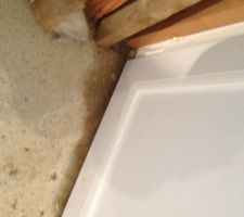 Infiltration d'eau dans le garage