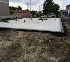 Dalle après application produit anti termites