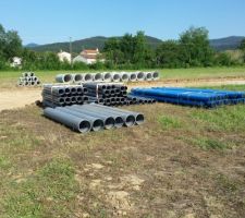 Travaux en cours futur lotissement.