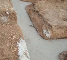 Coulage du béton de propreté