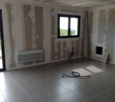 Les travaux arrivent à leur fin.la maison prend forme