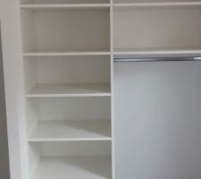 Mise en place des placards (chambre d'enzo)