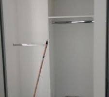 Mise en place des placards (couloir)
