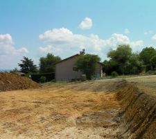 Terrassement presque fini