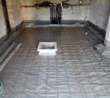 Sous-sol préparation avant coulage