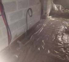 Sous-sol préparation avant coulage