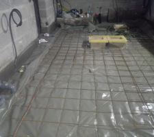 Sous-sol préparation avant coulage