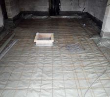Sous-sol préparation avant coulage