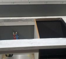 Installation de la cuisine équipée de chez IXINA givors.
15m2.