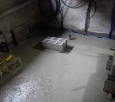 Coulage de la dalle béton sous-sol