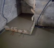 Coulage de la dalle béton sous-sol