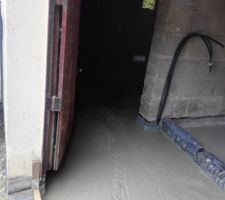 Coulage de la dalle béton sous-sol