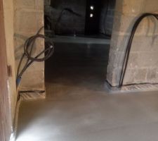 Coulage de la dalle béton sous-sol