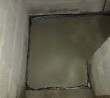 Coulage de la dalle béton sous-sol