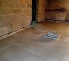 Coulage de la dalle béton sous-sol