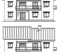 Voici les 2 options pour la toiture.
Merci de me donner vos conseils ou votre choix