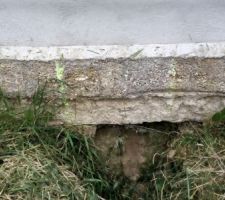 Fondations en meuli&egrave;res de la maison mitoyenne