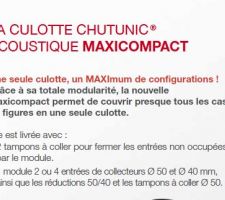 Evacuation Acoustique CHUTUNIC