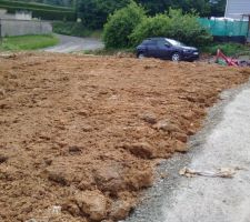 Remblai sur la partie sud
