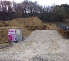 Livraison des ferrailles.