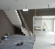 Construction de l'escalier