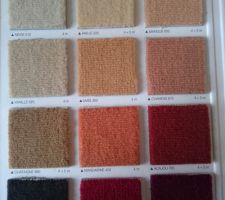 Choix moquette.