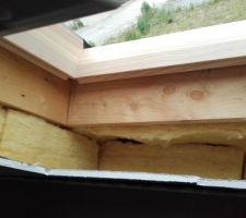 Vu sur la pose de la laine de verre 
couche de 160mm avec une couche croisée de 120mm
