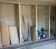 D&eacute;but du faux plafond