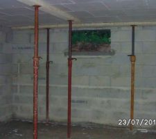 Vue de l'interieure du sous sol