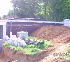 Renblais autour du sous sol   drain   delta MS