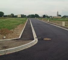 Mise en place du macadam