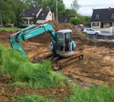 D&eacute;but du terassement