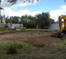 Debuts accrobatiques du terrassier c'etait impressionant!