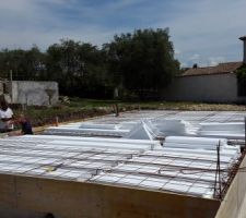 Et voilà demain ils coulent la dalle du RDC....