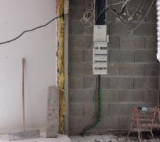 Mur entre cellier et cuisine demolli