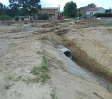Pose r&eacute;seaux eaux us&eacute;s et eau courante