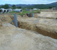 Pose r&eacute;seaux eaux us&eacute;s et eau courante