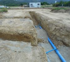 Pose r&eacute;seaux eaux us&eacute;s et eau courante