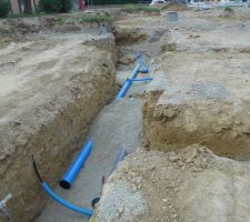 Pose r&eacute;seaux eaux us&eacute;s et eau courante