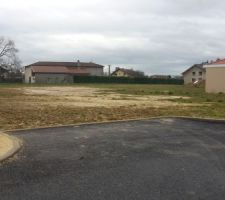 Vue globale du terrain