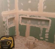 Creation niches et tablettes pour baignoire