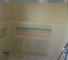 Creation niches et tablettes pour baignoire