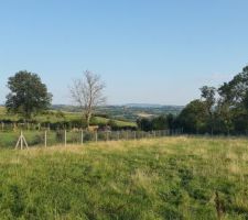 Vue du milieu du terrain cote gauche
