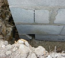 Parpaing vide sanitaire