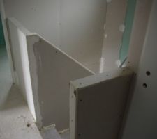 Le haut de l'escalier.