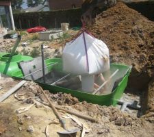 Déversement du 1er big bag