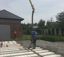 Coulage de la dalle