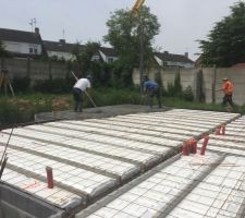 Coulage de la dalle