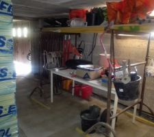 Mon atelier au sous-sol