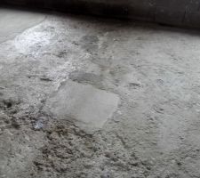 Dalle avant ragréage